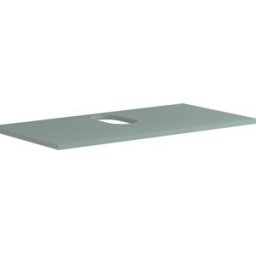 Leroy Merlin Top per lavabo appoggio Niwa L 90 x H 1.8 x P 46 cm laccato opaco verde timo truciolare