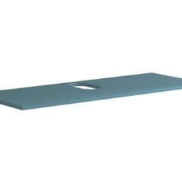 Leroy Merlin Top per lavabo appoggio Niwa L 120 x H 2 x P 46 cm laccato opaco blu pacifico truciolare