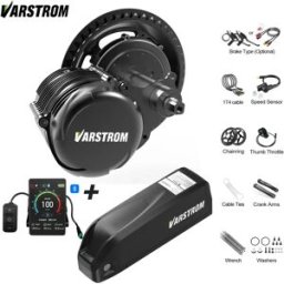 varstrom [EU Direct] Kit Motore Elettrico Tongsheng TSDZ8 TSDZ2B 750W 500W 250W con Sensore di Coppia per Bici Elettrica - Kit di Conversione Mid-Drive