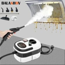 BALASHOV Pulitore a Vapore Portatile ad Alta Temperatura e Pressione per Condizionatori, Cappe da Cucina, Auto e Pavimenti