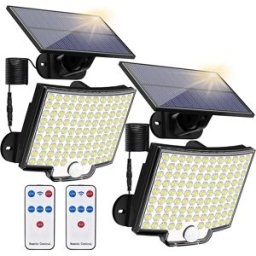 newstyle 106/318 LED Luce solare per esterni 328 faretti a LED IP65 Sensore di movimento impermeabile Luci di sicurezza per inondazioni solari umane 3 modalità
