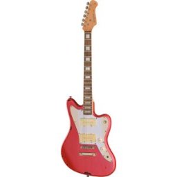 Harley Benton JA-60LA CA over SB Candy Apple Red su 3