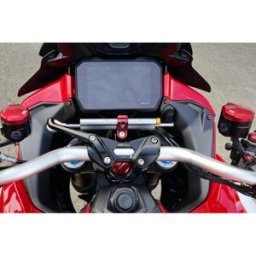 Cnc Racing SD118BB Supporto ammortizzatore di sterzo Ducati Multistrada V4/V4S con riser RM251 Nero