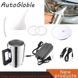 Globle Auto parts Strumento per la riparazione dei fari dell'auto Tazza di riscaldamento Strumento per la cura dei fari automobilistici Kit di strumenti per lucidare i fari Set di strumenti per tazze di riscaldamento