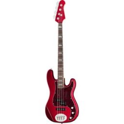 Lakland Skyline 44-64 Custom 4 CAR Candy Apple Red lucido