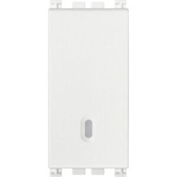 Vimar Arké pulsante 1P NO 10 A 250 V tasto sostituibile colore bianco