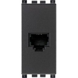 Vimar Arké presa RJ11 6/4 (6 posizioni 4 contatti) colore grigio