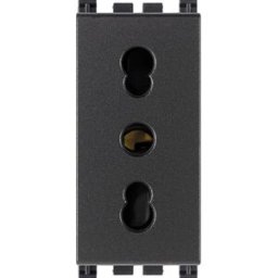 Vimar Arké presa 2P+T 16A 250 V standard italiano tipo P17/11 colore grigio