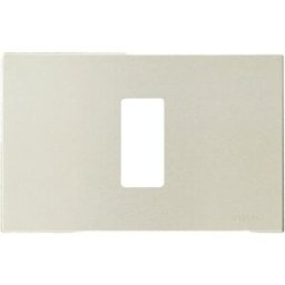 Vimar 8000 placca 1M alluminio anodizzato scatto colore oro