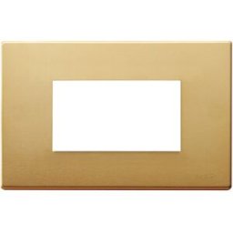 Vimar 8000 placca 3M speciali alluminio anodizzato scatto colore bronzo