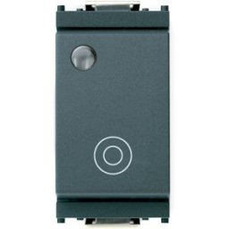 Vimar Idea pulsante 1P NO 10A 250 V luminoso generico colore grigio