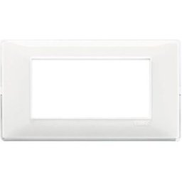 Vimar Placca Plana 4 moduli reflex neve