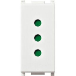 Vimar Presa Plana 2P+T 10A P11 bianco
