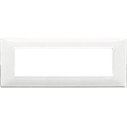 Vimar Placca Plana 7 moduli reflex neve