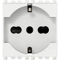 Vimar Arké presa 2P+T 16A 250 V universale colore bianco