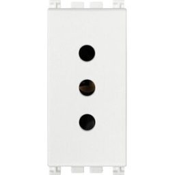 Vimar Arké presa 2P+T 10A 250 V standard italiano tipo P11 colore bianco