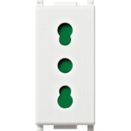 Vimar Presa Plana 2P+T 16A P17/11 bianco