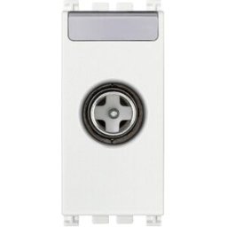 Vimar Arké presa TV-RD-SAT diretta e attenuazione 1dB colore bianco