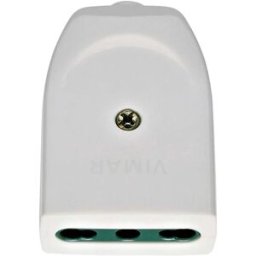 Vimar Presa mobile SICURY 2P+T 16 A 250 V bianco
