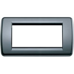 Vimar Idea placca Rondò 4M tecnopolimero colore grigio grafite