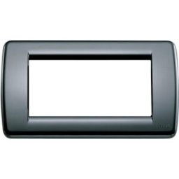 Vimar Idea placca Rondò 4M colore nero