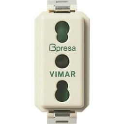 Vimar 8000 presa 2P+T 16A 250 V standard italiano tipo P17/P11 colore avorio