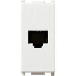 Vimar Presa Plana RJ11 6/4 bianco