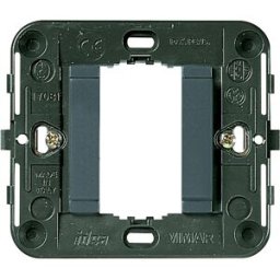 Vimar Idea supporto liscio 1M con griffe colore grigio