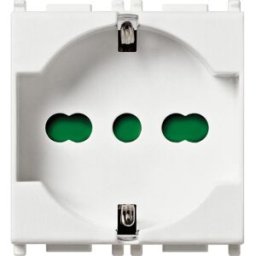 Vimar Presa Plana 2P+T 16A universale bianco