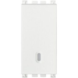 Vimar Arké deviatore 1P 16 AX 250 V tasto sostituibile colore bianco
