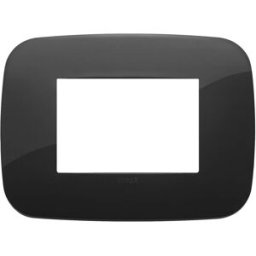 Vimar Arké placca Round 3M colore nero