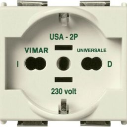 Vimar 8000 presa 2P+T 16A universale colore bianco