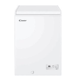 Candy CHAE 1002E Congelatore pozzo, Capacità netta 97 l, dimensioni: L 54,5 cm, A 84,5 P 49 Rumorosità 39 dB(A), BIANCO, Classe E