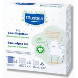 Mustela Bimbi Mustela kit salviette lavabili riutilizzabili 10 pezzi