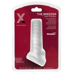 Perfect Fit Breeder - guaina pene aperta - bianco