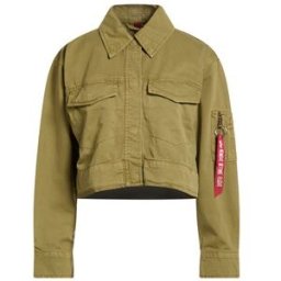 Alpha Giacca & Giubbotto Donna Verde militare L/S/XL/XS