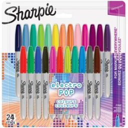Sharpie Pennarello Indelebile A Punta Fine Electro Pop