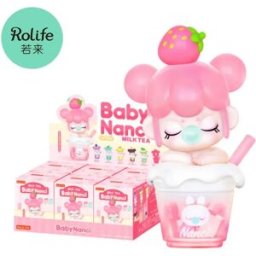 Robotime Blind Box BabyNanci Milk Tea Series - Statuetta Casuale da Collezione (6 Modelli) - Regalo per Collezionisti NDXX