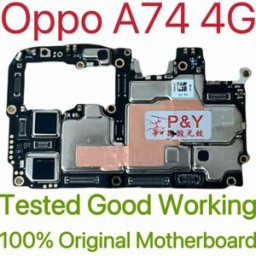 FUCHU Scheda principale sbloccata originale per scheda madre Oppo A74 4G sbloccata con cavo flessibile per circuiti chip