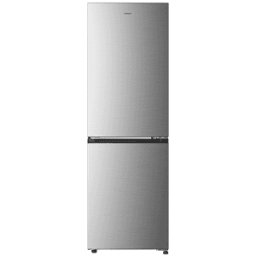 Candy FRIGORIFERO DOPPIA PORTA CNCQ2T6S18DX, Capacità netta totale 315 l, Rumorosità: 35 dB(A), 4 ripiani, Dimensioni: L 59,5 cm A 185 P 59,9 cm, Inox, Classe D