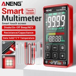 ANENG Tester multimetro touch screen 621A Professionale AC/DC Tensione Corrente Condensatore NCV Diodo di rilevamento Strumenti multimetro intelligenti