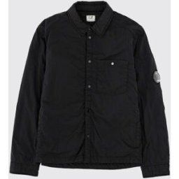 C.p. Company C. P. COMPANY Giacca a camicia da bambino in tessuto tecnico con bottoni a pressione Nero Taglia 12