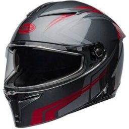 Casco Integrale Bell Lithium 2025 Jetstream Grigio Candy Rosso M