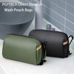 PGYTECH Wash Pouch Hanging Toiletry Bag for Men, Waterproof Dopp Kit Travel Makeup Bag Organizer per articoli da toeletta e cosmetici