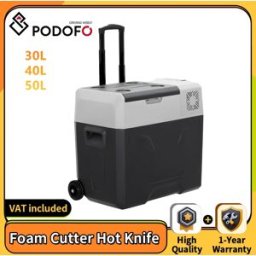 NONE Frigorifero per Auto 30L 35L 40L 45L 50L 55L 60L 12/24V 110-240V, Frigo Portatile per Viaggi su Strada, Campeggio, Pesca