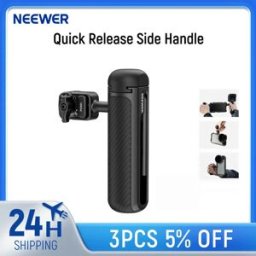 NEEWER Maniglia laterale a sgancio rapido per gabbie per telefoni di seconda generazione PA043 PA044 per iPhone 15 Pro Max/15 Pro, PA042 per Samsung S24 Ultra