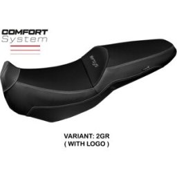 Rivestimento sella compatibile Kawasaki Versys 250 - 300 (17-23) modello Mira comfort system CON LOGO 2GR (grigio)