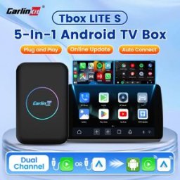 Carlinkit HDMI Android TV Box Adattatore wireless 5 in 1 Supporto Netflix IPTV Wireless Android Auto e CarPlay Dongle per autoradio