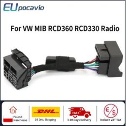 POCAVIO Decoder Simulatore per Noname RCD330 RCD360RPO RCD440PRO RCD780PRO per VW Pre-2009 con Volante Multifunzione a 8 Pulsanti