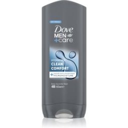 Dove Men+Care Clean Comfort gel doccia per viso, corpo e capelli 400 ml